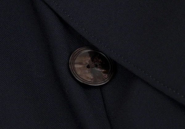 ジャンポールゴルチエ クラシックJean Paul GAULTIER CLASSIQUE ウールプリーツデザインダブルブレストジャケット 紺40 K-111715_005