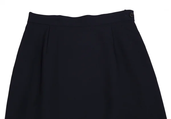 ジャンポールゴルチエ クラシックJean Paul GAULTIER CLASSIQUE ウール台形スカート 紺40 K-111716_003