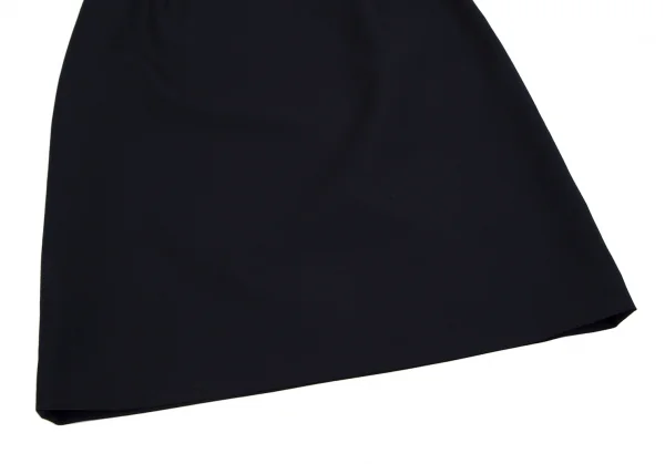 ジャンポールゴルチエ クラシックJean Paul GAULTIER CLASSIQUE ウール台形スカート 紺40 K-111716_006