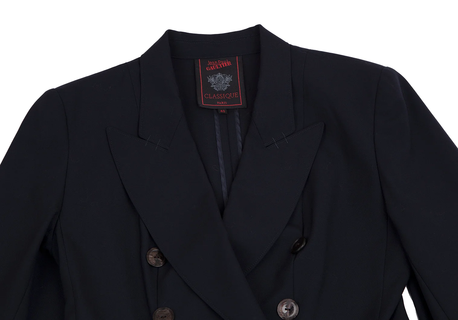 Jean-Paul GAULTIER CLASSIQUE Pleated Design Jacket & Skirt