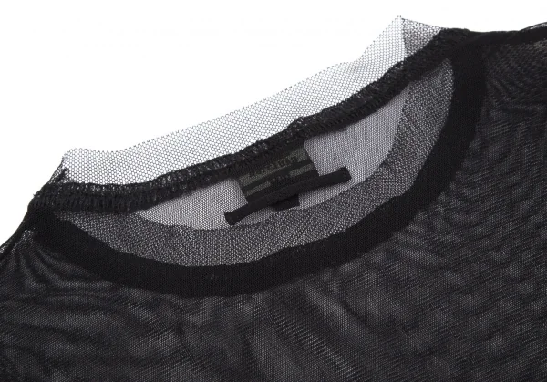 ジャンポールゴルチエ ファムJean Paul GAULTIER FEMME パワーネット切替デザインカットソー 黒40 K-111721_016