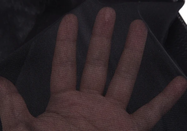 ジャンポールゴルチエ ファムJean Paul GAULTIER FEMME パワーネット切替デザインカットソー 黒40 K-111721_017