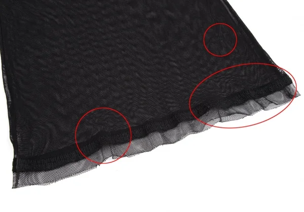 ジャンポールゴルチエ ファムJean Paul GAULTIER FEMME パワーネット切替デザインカットソー 黒40 K-111721_008