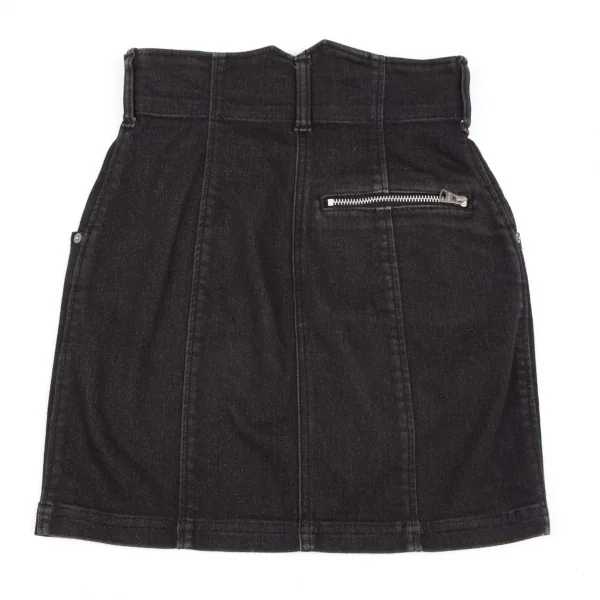 ヒステリックグラマーHYSTERIC GLAMOUR センタージップミニスカート 黒XS K-111725_011