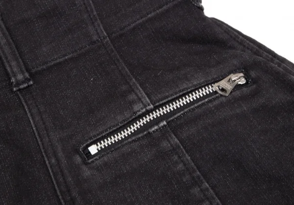 ヒステリックグラマーHYSTERIC GLAMOUR センタージップミニスカート 黒XS K-111725_012