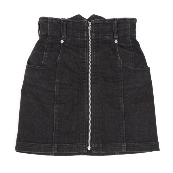 ヒステリックグラマーHYSTERIC GLAMOUR センタージップミニスカート 黒XS K-111725_002