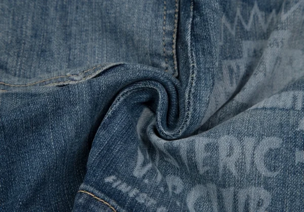 ヒステリックグラマーHYSTERIC GLAMOUR バックレースアップデニムミニスカート インディゴXS K-111727_016