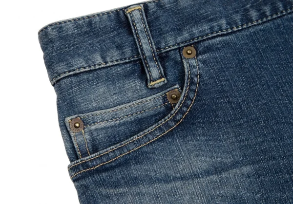 ヒステリックグラマーHYSTERIC GLAMOUR バックレースアップデニムミニスカート インディゴXS K-111727_004