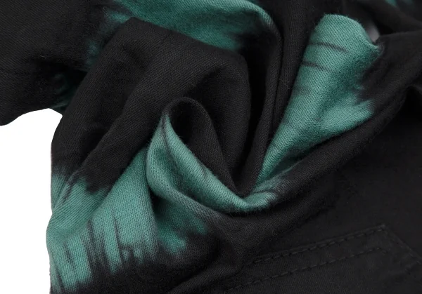 ヒステリックグラマーHYSTERIC GLAMOUR ボーダー染め抜きストレッチスキニーパンツ 黒S K-111729_013