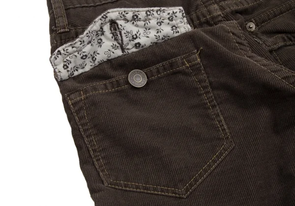 ヒステリックグラマーHYSTERIC GLAMOUR コーデュロイブーツカットパンツ 茶XS K-111730_013