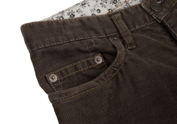 ヒステリックグラマーHYSTERIC GLAMOUR コーデュロイブーツカットパンツ 茶XS K-111730_003