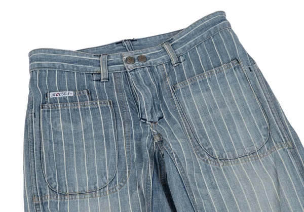 オゾンロックスOZONE ROCKS リバーシブルデニムパンツ インディゴ27 K-111732_012
