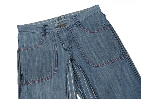 オゾンロックスOZONE ROCKS リバーシブルデニムパンツ インディゴ27 K-111732_002