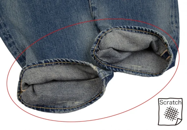 ヒステリックグラマーHYSTERIC GLAMOUR ワッペンパッチ膝切替デニムパンツ インディゴS K-111734_013