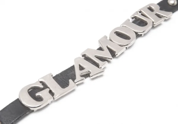 ヒステリックグラマーHYSTERIC GLAMOUR ロゴレザースリムベルト 黒 K-111736_004