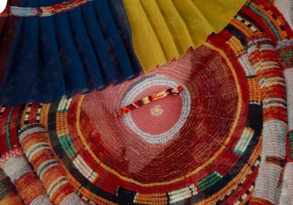 Jean-Paul GAULTIER FEMME Graphic Print Mesh Cardigan K-111740_011