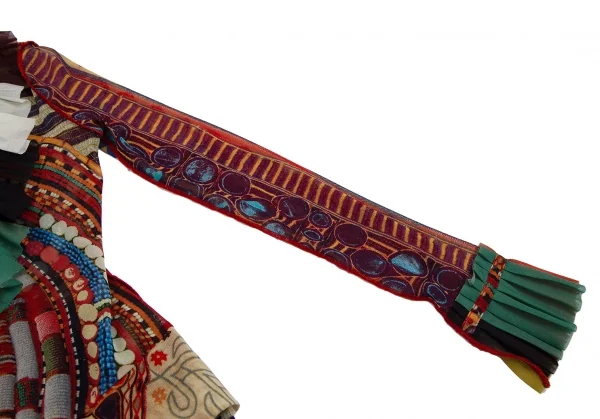 Jean-Paul GAULTIER FEMME Graphic Print Mesh Cardigan K-111740_006