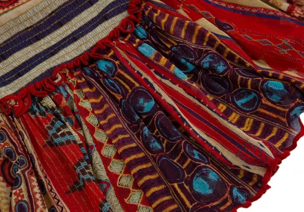 ジャンポールゴルチエ ファムJean Paul GAULTIER FEMME ビーズグラフィックプリントパワーネットノースリーブワンピース マルチ40 K-111741_008