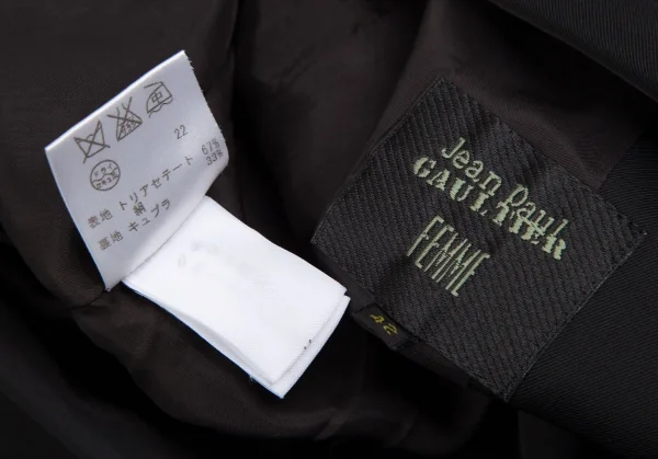 Jean Paul GAULTIER FEMME Silk Blended Jacket K-111749_020