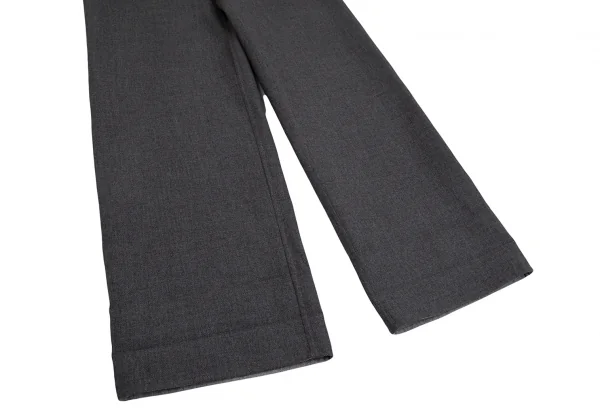 ジャンポールゴルチエ ファムJean Paul GAULTIER FEMME リバーシブルワイドパンツ グレー40 K-111754_005