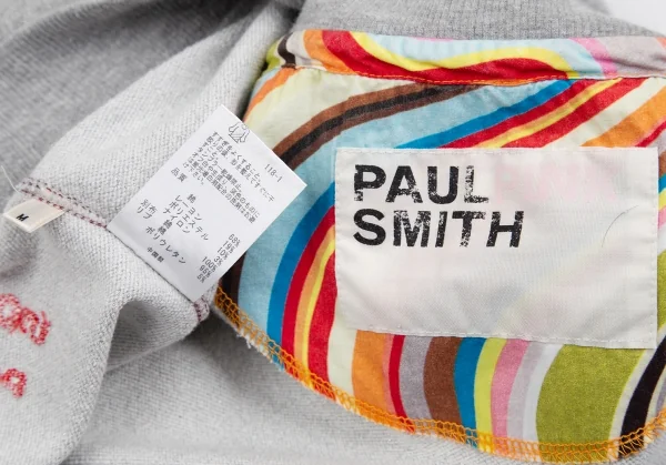 ポールスミス ピンクPaul Smith PINK ラグラン半袖グリッタースウェットシャツ グレーM K-111785_010