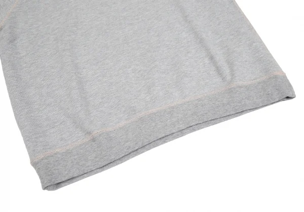 ポールスミス ピンクPaul Smith PINK ラグラン半袖グリッタースウェットシャツ グレーM K-111785_005