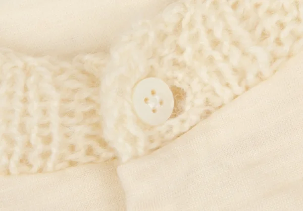 トリココムデギャルソンtricot COMME des GARCONS ローゲージ切替ニット半袖カーディガン クリームM位 K-111826_004