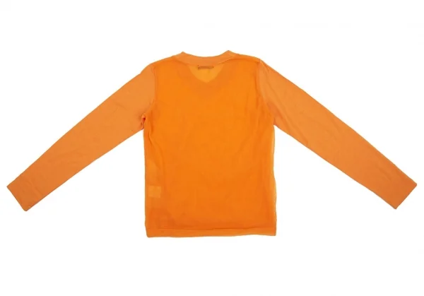 tricot COMME des GARCONS Dyed Mesh Layered V Neck T Shirt K-111828_011