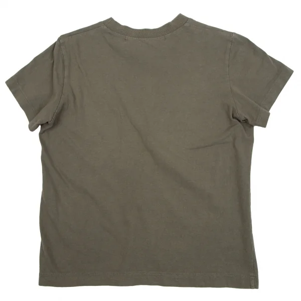 ジュンヤワタナベ コムデギャルソンJUNYA WATANABE COMME des GARCONS ボタニカル刺繍Tシャツ カーキS位 K-111831_011