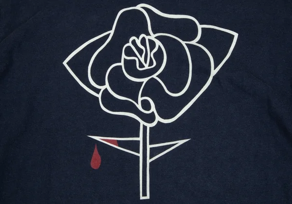 アンダーカバイズム UNDERCOVERISM バックローズプリント切替チェック長袖シャツ 紺深緑3 K-111833_004