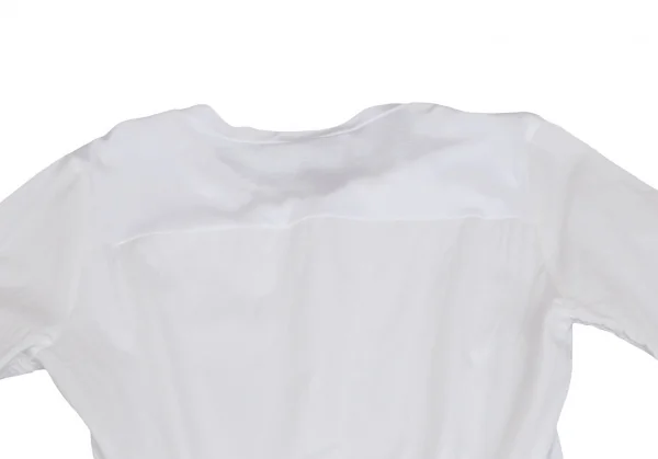 ミハラヤスヒロMIHARA YASUHIRO バックプリーツ切替シャツワンピース 白36 K-111835_012