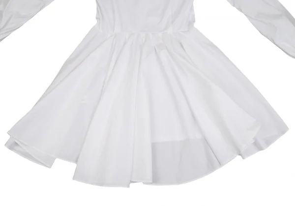 ミハラヤスヒロMIHARA YASUHIRO バックプリーツ切替シャツワンピース 白36 K-111835_013