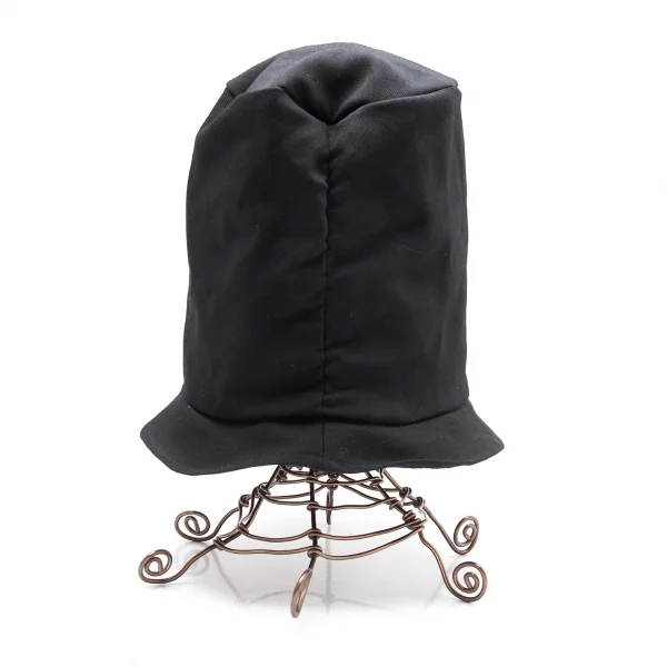 ヨウジヤマモト ファムYohji Yamamoto FEMME ウールギャババケットハット 黒 K-111841_004