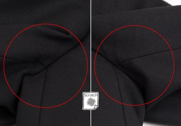 ヴェロニクブランキーノVERONIQUE BRANQUINHO ウール1Bピークドラペルジャケット 黒36 K-111846_004