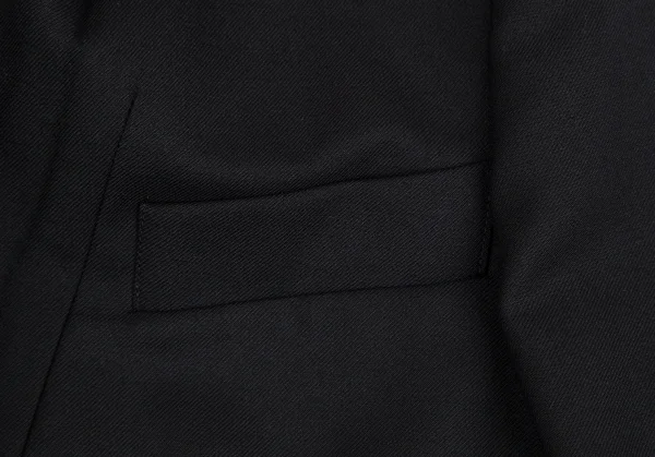 ヴェロニクブランキーノVERONIQUE BRANQUINHO ウール1Bピークドラペルジャケット 黒36 K-111846_006