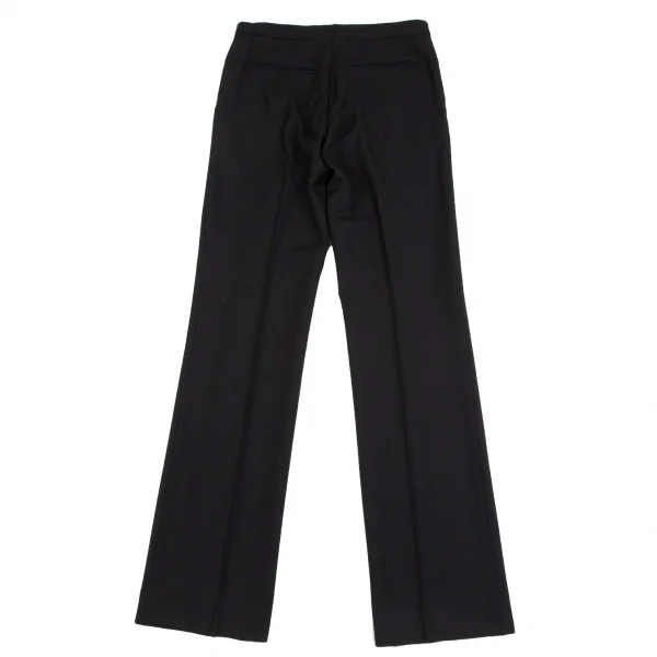 ヴェロニクブランキーノVERONIQUE BRANQUINHO ウールスラックスパンツ 黒36 K-111847_010