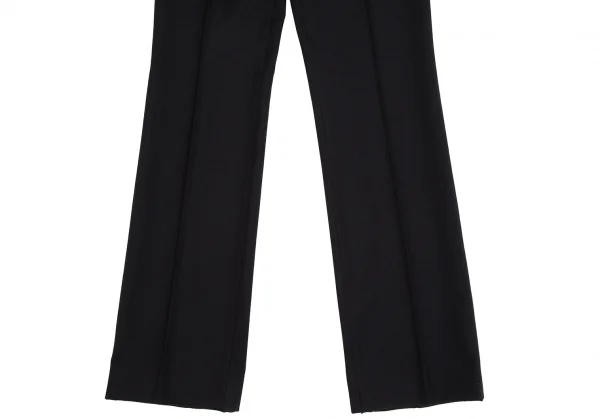 ヴェロニクブランキーノVERONIQUE BRANQUINHO ウール1Bピークドラペルセットアップスーツ 黒36 K-111848_015