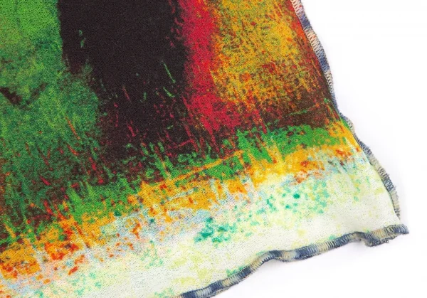 ジャンポールゴルチエ ファムJean Paul GAULTIER FEMME トロピカルプリントパワーネットTシャツ 赤緑黄他40 K-111855_009