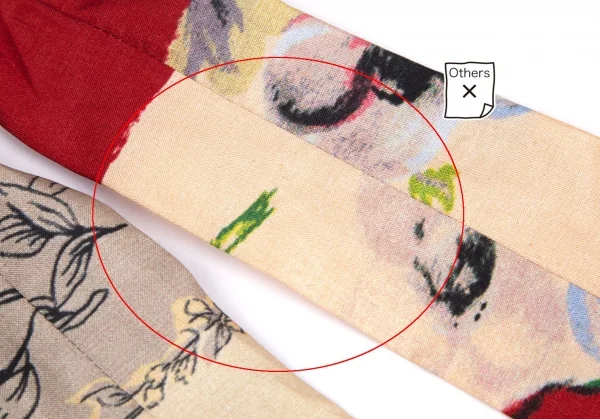 ジャンポールゴルチエ ファムJean Paul GAULTIER FEMME ネクタイスリーブストレッチノースリーブシャツ 黒マルチ40 K-111858_007