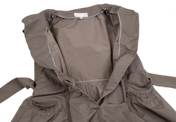 ジュンコ シマダJUNKO SHIMADA JS ポリプルオーバーフレンチスリーブワンピース モカ40 K-111860_005