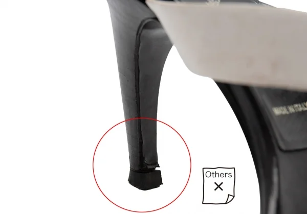 プラダPRADA 配色ストラップヒールサンダル 黒白緑35 1/2(23位) K-111869_013