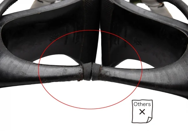 プラダPRADA 配色ストラップヒールサンダル 黒白緑35 1/2(23位) K-111869_015