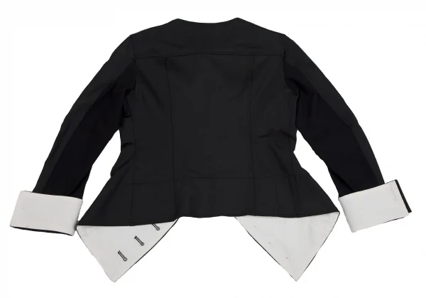 バジュラbajra ストレッチメニーボタンジャケット 黒2 K-111870_013