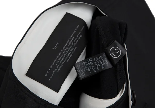 バジュラbajra ストレッチメニーボタンジャケット 黒2 K-111870_015