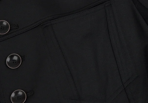 バジュラbajra ストレッチメニーボタンジャケット 黒2 K-111870_009