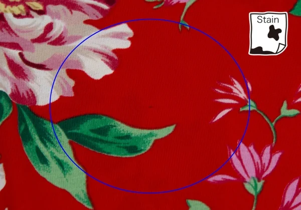 ケンゾーKENZO フローラルプリントカットソー 赤M位 K-111872_010