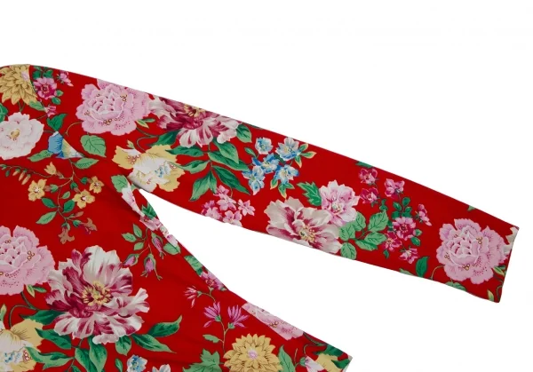 ケンゾーKENZO フローラルプリントカットソー 赤M位 K-111872_005