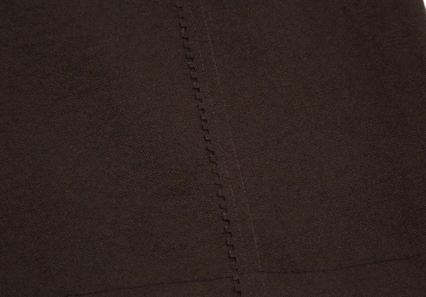 プリーツプリーズPLEATS PLEASE 超音波ピンキングカットイージーパンツ 焦げ茶3 K-111894_007