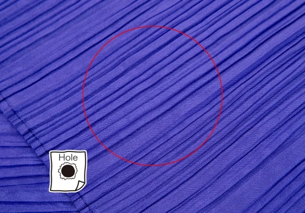 プリーツプリーズPLEATS PLEASE 大判プリーツポンチョストール 青 K-111899_012