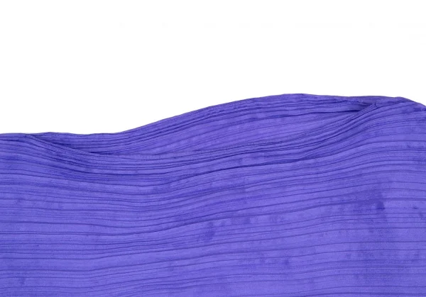 プリーツプリーズPLEATS PLEASE 大判プリーツポンチョストール 青 K-111899_004